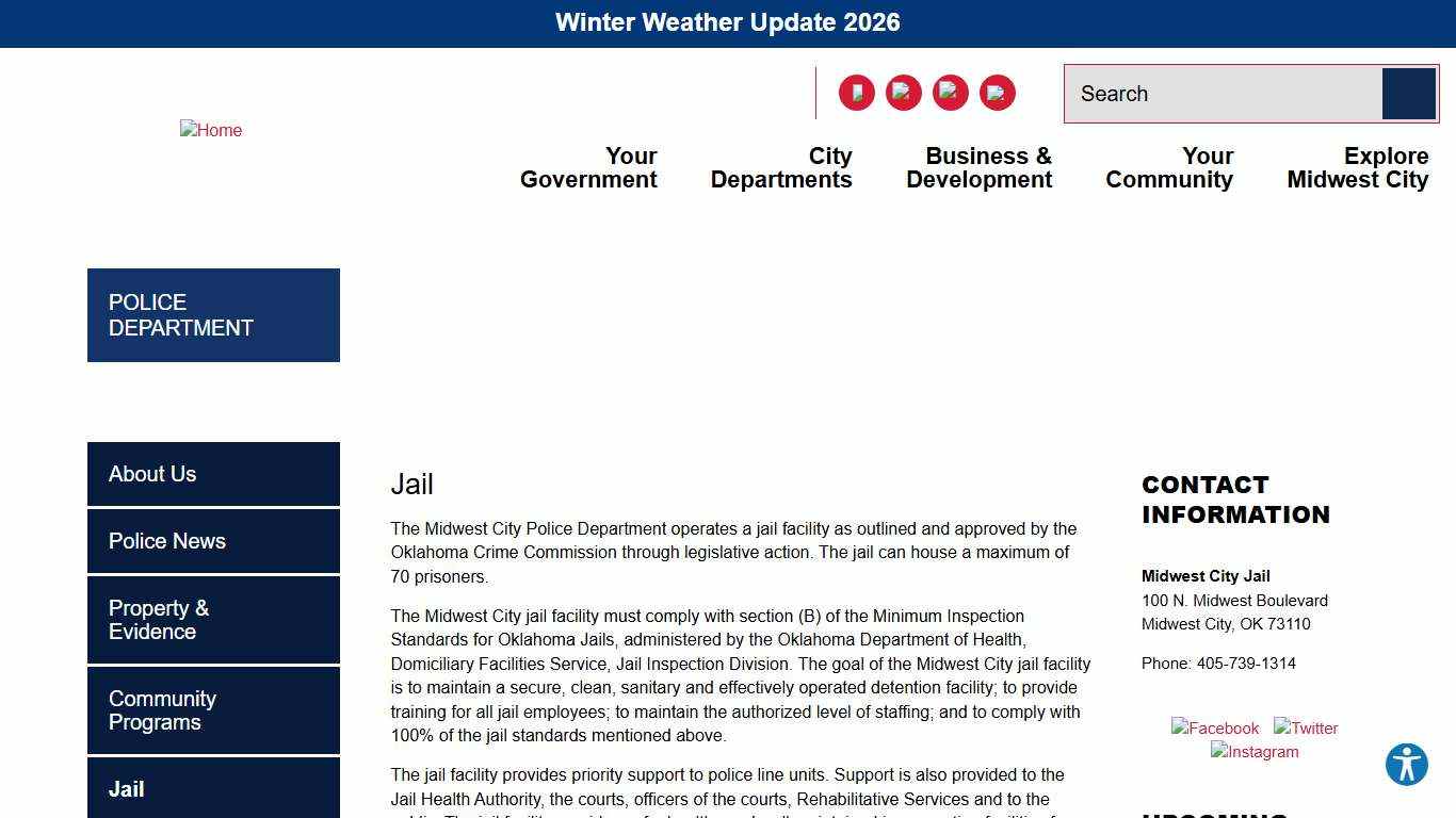 Jail Midwest City Oklahoma